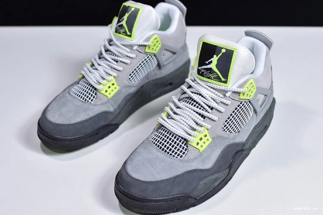 Rep Onekick Jordan Air 4 SE Neon CT5342-007 0628